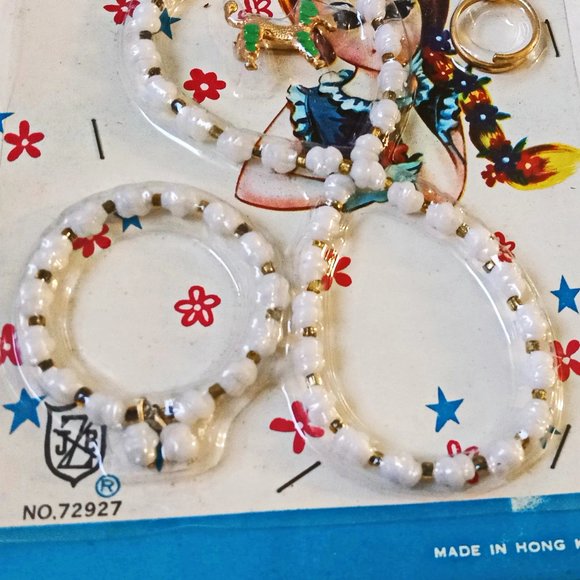 Vintage 1960s Toy Jewelry Kit by Bright Eyes, NOS - Picture 5 of 11